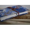 Carnet bleu papier recyclé