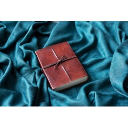 Carnet en cuir avec papier recyclé