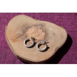 Créoles en argent