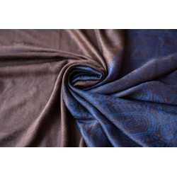 Brown scarf with pattern...