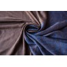 Brown scarf with pattern and fringues