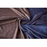 Brown scarf with pattern and fringues