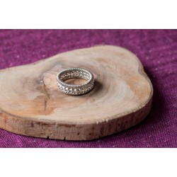 Set de 5 bagues en argent