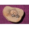 Boucles d'oreilles pendantes lotus en argent