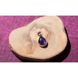 Pendentif en argent et Amethyste