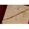 Bracelet plaqué or avec pierres et perles