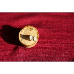 Boucles d'oreilles en argent et pierre de lune