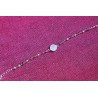 Bracelet avec tourmaline multicolore et sugar druzy