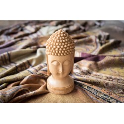 Buddha wood statue