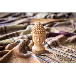 Buddha wood statue
