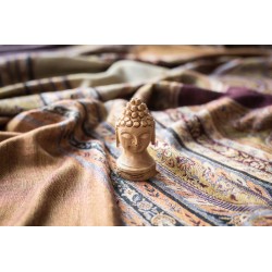 Buddha wood statue