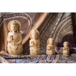 Statue Bouddha en bois