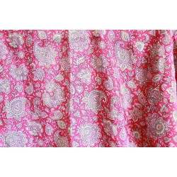 Chemisier rose doré cache coeur retro