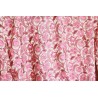 Chemisier rose pale à fleurs cache coeur