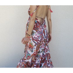 Robe dos nus blanche