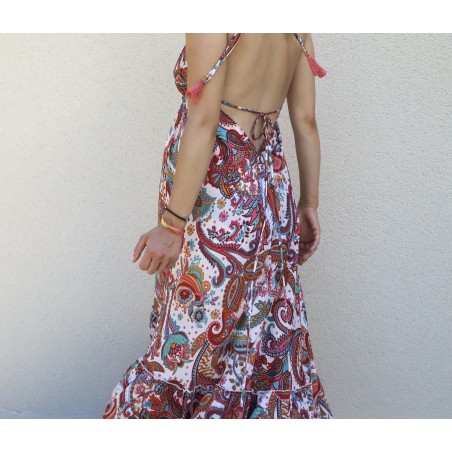 Robe dos nus blanche