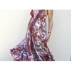 Robe dos nus blanche