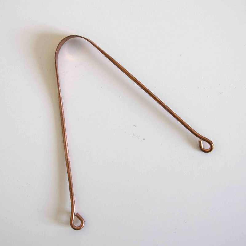 Copper tongue cleaner