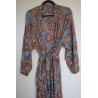 Kimono long bleu