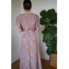 Robe portefeuille avec manches évasées
