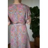 Robe portefeuille avec manches évasées