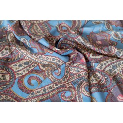 Kimono long bleu