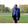 blue scarf