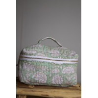 Trousse de toilette type vanity vert