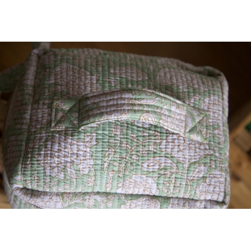 Trousse de toilette type vanity vert
