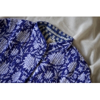 Veste matelassée bleue