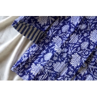 Veste matelassée bleue
