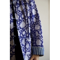 Veste matelassée bleue