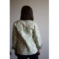 Veste matelassée verte