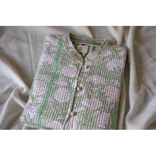 Veste matelassée verte