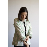 Veste matelassée verte