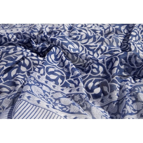 Paréo bleu