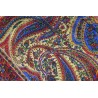 Red and yellow silk square